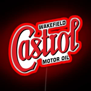 Castrol Ledvintage Castrol RGB Neon Sign