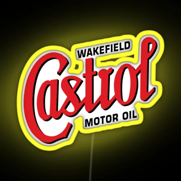 Castrol Ledvintage Castrol RGB Neon Sign