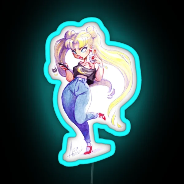 Casual Usagi RGB Neon Sign