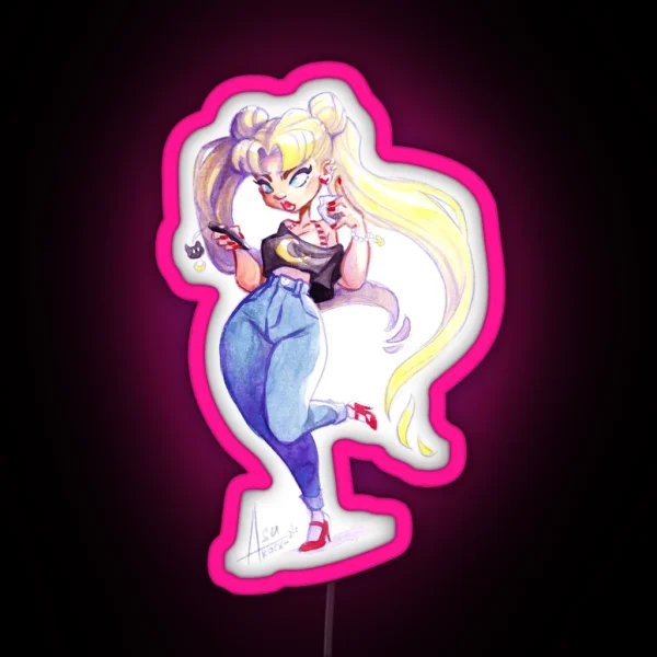 Casual Usagi RGB Neon Sign