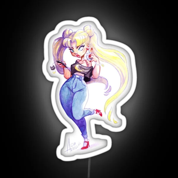 Casual Usagi RGB Neon Sign