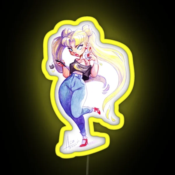 Casual Usagi RGB Neon Sign