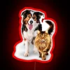 Cat And Dog RGB Neon Sign - Image 2