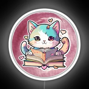 Cat Animestyle RGB Neon Sign