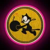 Cat Bomber WW2 Patch RGB Neon Sign - Image 6