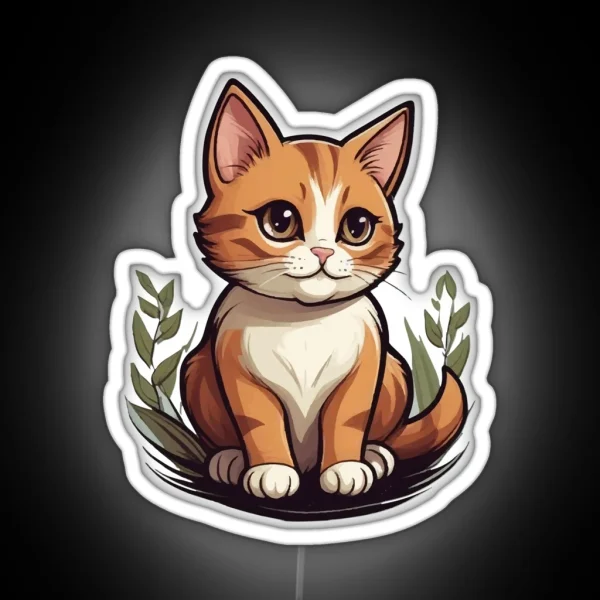 Cat Boss RGB Neon Sign