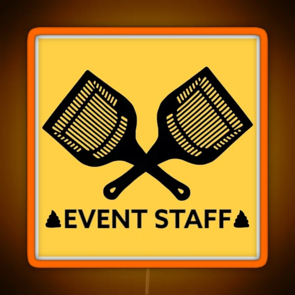 Cat Event Staff RGB Neon Sign