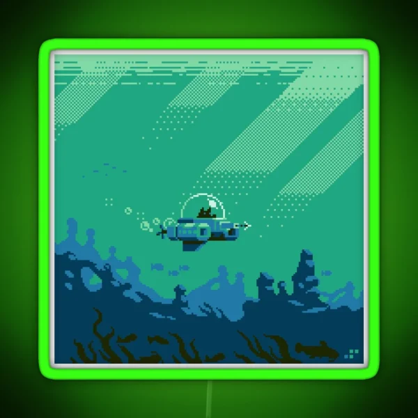 Cat Fishin RGB Neon Sign