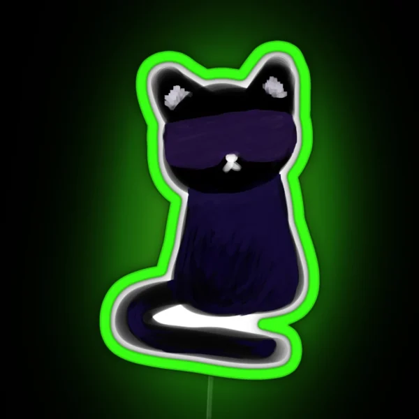 Cat Gojo RGB Neon Sign