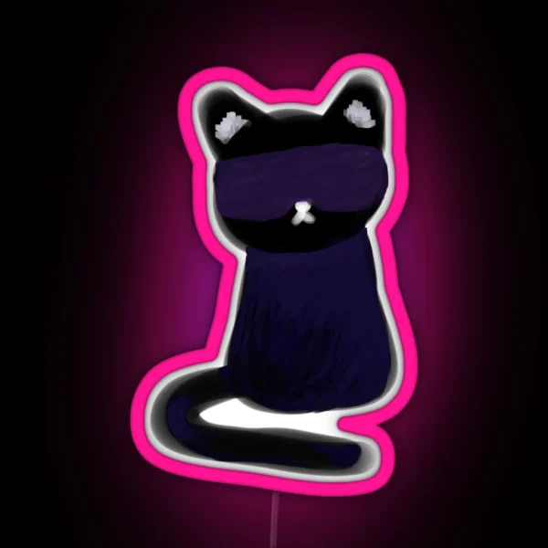 Cat Gojo RGB Neon Sign