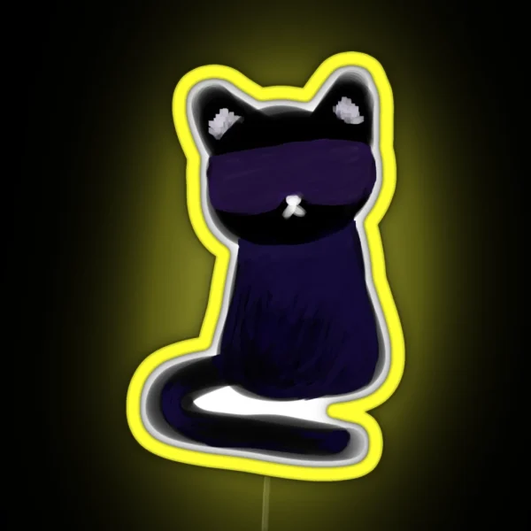 Cat Gojo RGB Neon Sign
