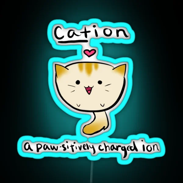 Cat Ion RGB Neon Sign
