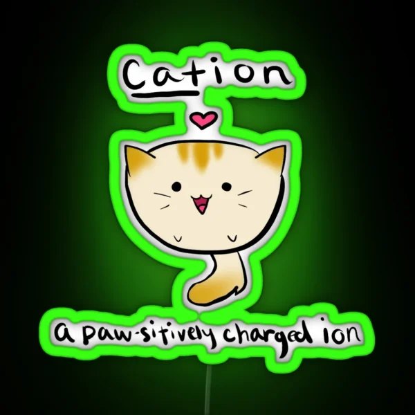 Cat Ion RGB Neon Sign