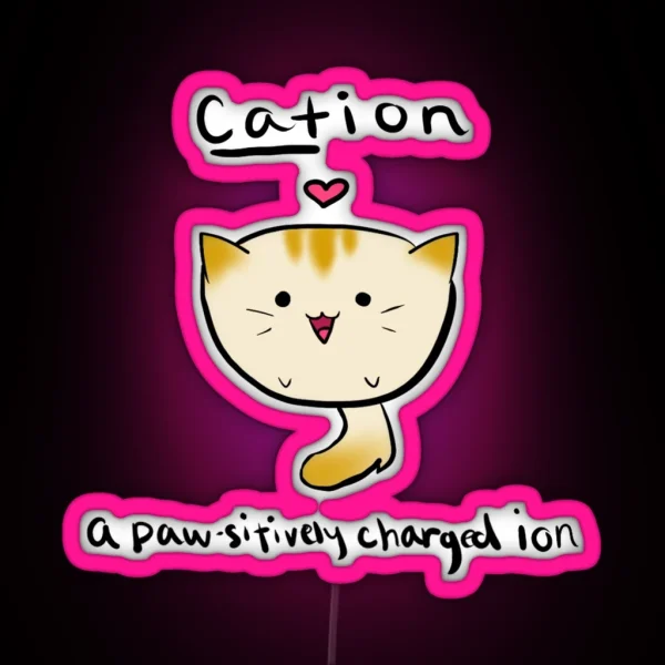 Cat Ion RGB Neon Sign