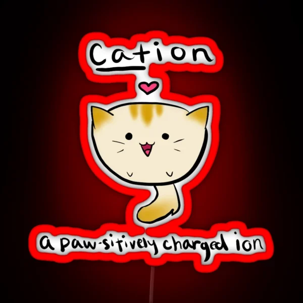Cat Ion RGB Neon Sign