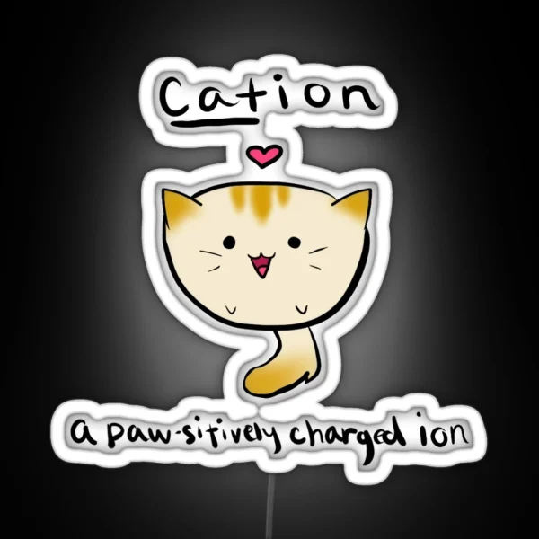 Cat Ion RGB Neon Sign