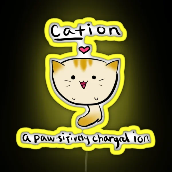 Cat Ion RGB Neon Sign
