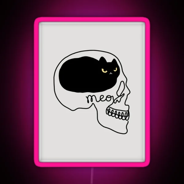 Cat Landscape 67 RGB Neon Sign