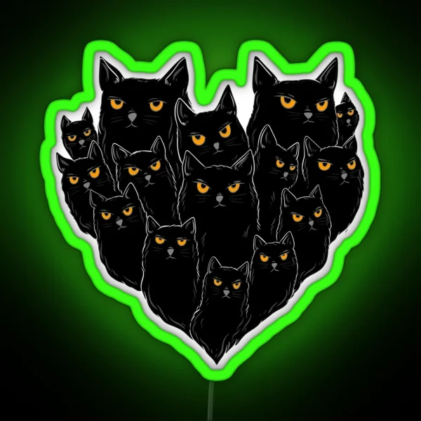 Cat Love RGB Neon Sign