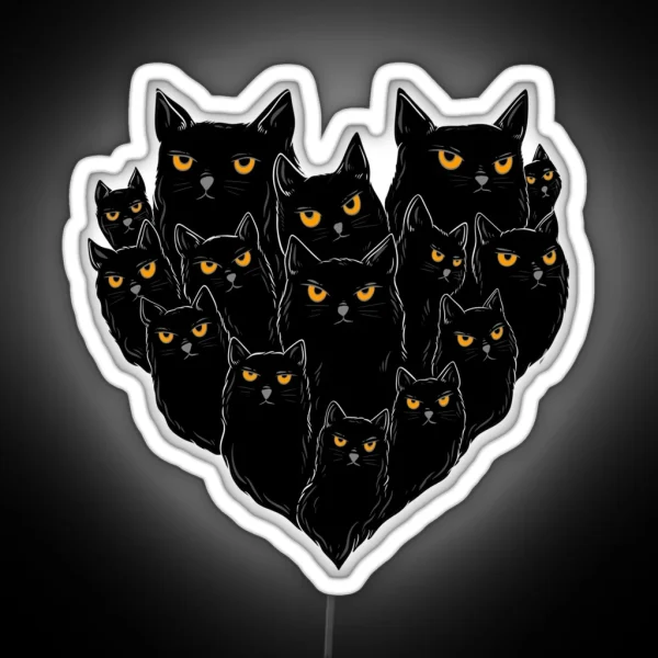Cat Love RGB Neon Sign