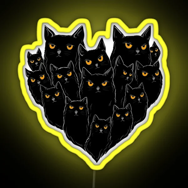 Cat Love RGB Neon Sign