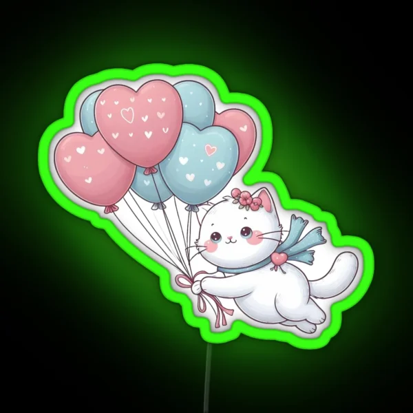 Cat Lover RGB Neon Sign
