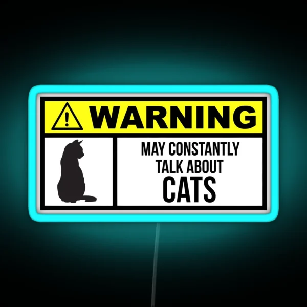Cat Lover RGB Neon Sign