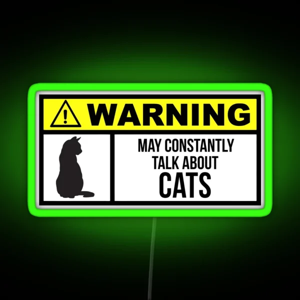 Cat Lover RGB Neon Sign