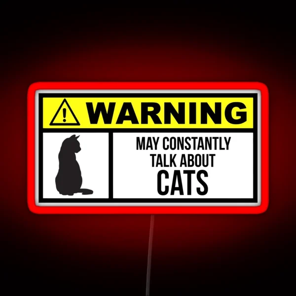 Cat Lover RGB Neon Sign