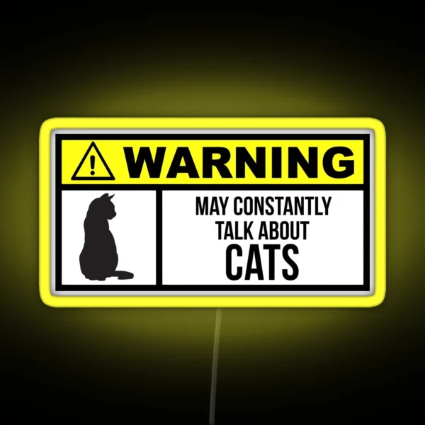 Cat Lover RGB Neon Sign