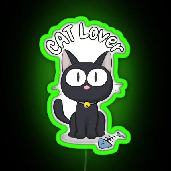 Cat Lover RGB Neon Sign