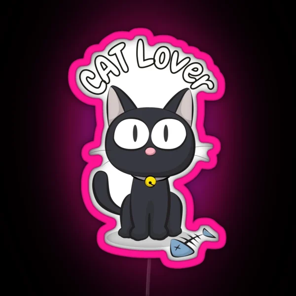 Cat Lover RGB Neon Sign