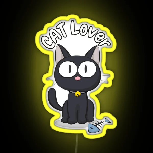 Cat Lover RGB Neon Sign