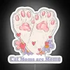 Cat Moms Are Moms Cat Parent Design RGB Neon Sign