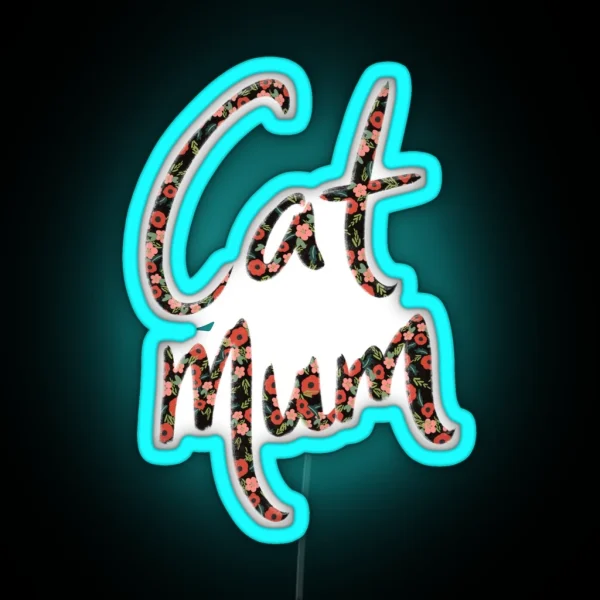 Cat Mum RGB Neon Sign
