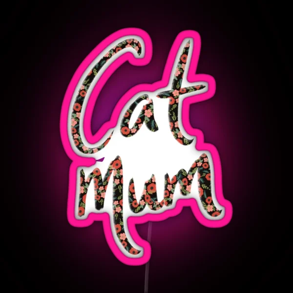 Cat Mum RGB Neon Sign