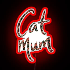 Cat Mum RGB Neon Sign