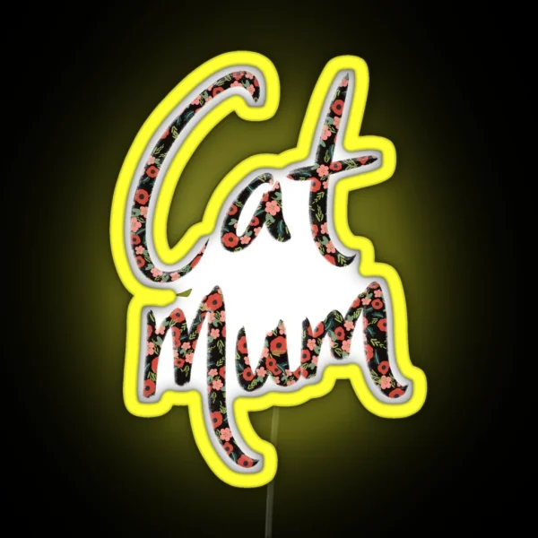 Cat Mum RGB Neon Sign