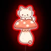 Cat On Mushroom Cute RGB Neon Sign - Image 2
