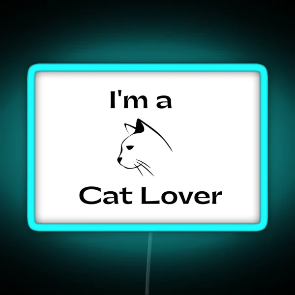 Cat Person Led RGB Neon Sign
