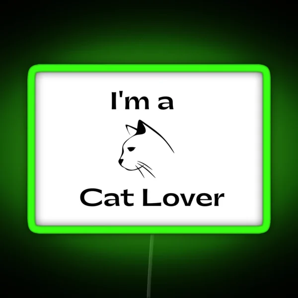 Cat Person Led RGB Neon Sign