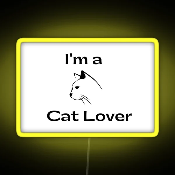 Cat Person Led RGB Neon Sign