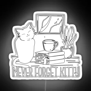 Cat Person RGB Neon Sign