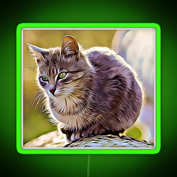 Cat RGB Neon Sign