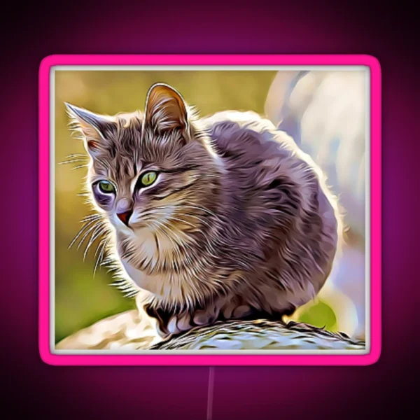 Cat RGB Neon Sign