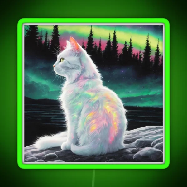 Cat RGB Neon Sign