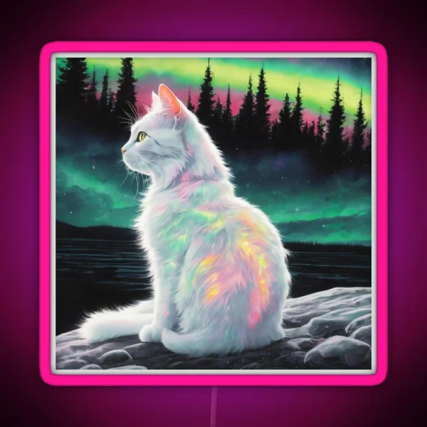 Cat RGB Neon Sign