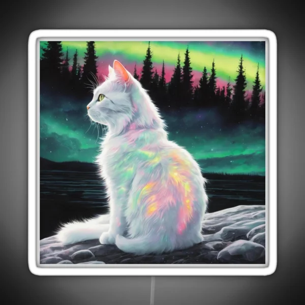 Cat RGB Neon Sign