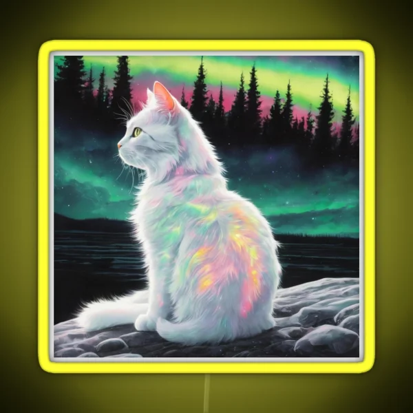 Cat RGB Neon Sign