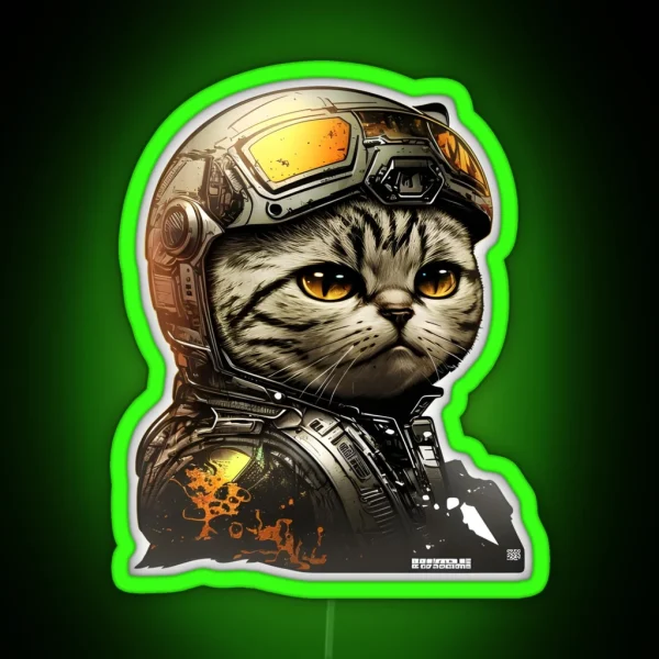 Cat RGB Neon Sign